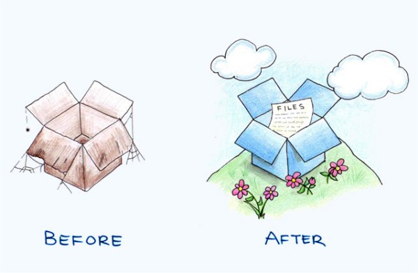 Dropbox-Markting: Ordner werden entstaubt (Bild: Dropbox)