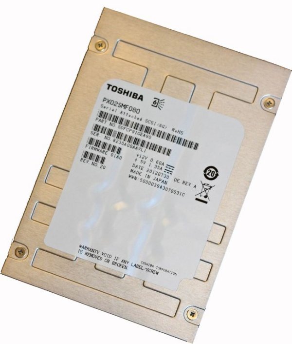 Enterprise-Solid-State-Drive (eSSD) »PX02SM-Serie« (Bild: Toshiba)