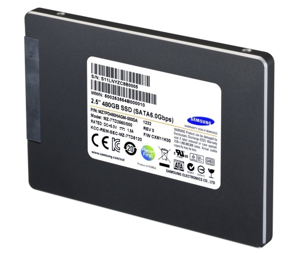 SM843-SSD mit 480 GByte (Bild: Samsung)