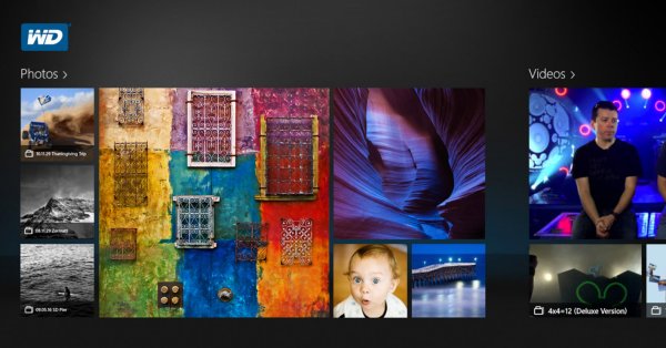 »WD-App« für Windows 8 (Bild: Western Digital)