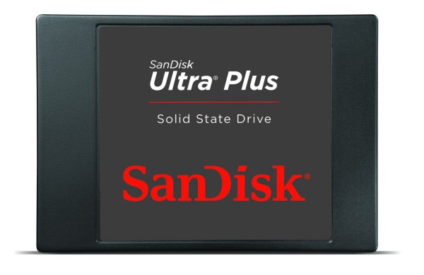 Für Endkunden konzipiert: »Ultra Plus«-SSD (Bild: Sandisk)