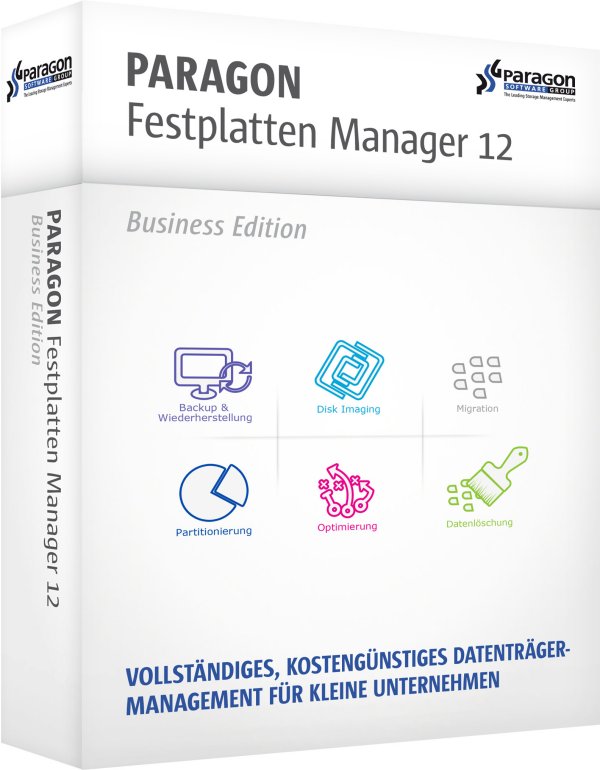 »Paragon Festplatten Manager 12 Business Edition« (Bild: Paragon)