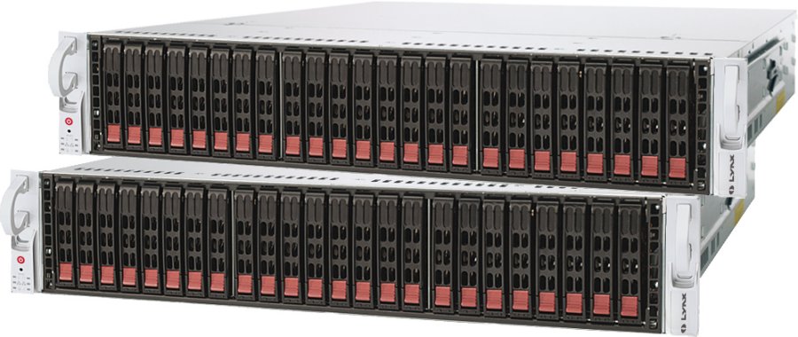 24-bay-Version der »Coresto HA«-Storage-Appliance (Bild: Lynx)