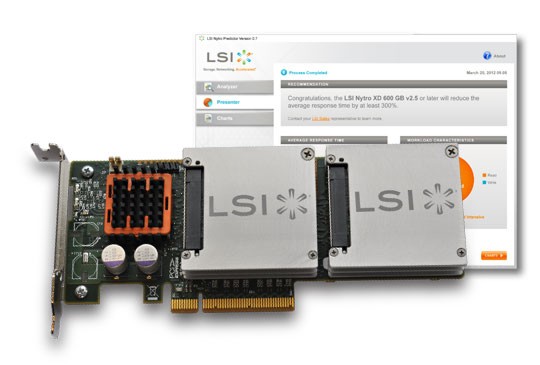 PCIe-Flash-Karte »WarpDrive Nytro XD BLP4-400« (Bild: LSI)