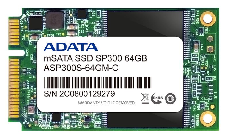 mSATA-SSD als Cache-Laufwerk in Verbindung mit Festplatte verwendbar (Bild: Adata)