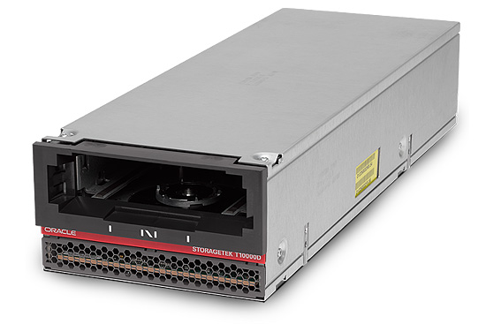 Tape-Drive »StorageTek T10000D« beherrscht auch LTFS (Bild: Oracle)