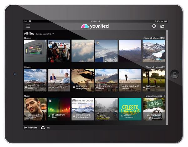 »Younited« auf einem Apple-iPad (Bild: F-Secure)