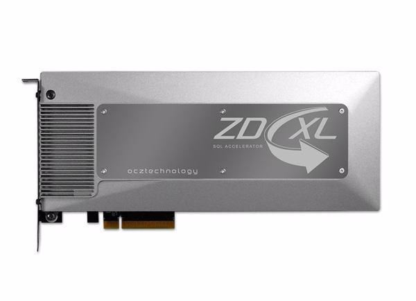 Die »ZD-XL« erregte als SQL-Beschleuniger-Flash-Board viel Aufmerksamkeit (Bild: OCZ Technology)