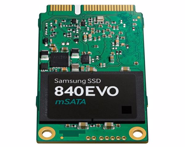 »840 EVO«-mSATA-SSD für ultradünne Notebooks (Bild: Samsung)