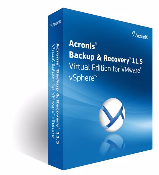 »Acronis Backup & Recovery 11.5« als Vmware-vSphere-Edition (Bild: Acronis)