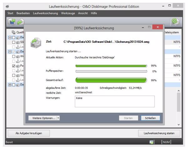 Backup-Paket »O&O DiskImage 8« (Bild: O&O Software)