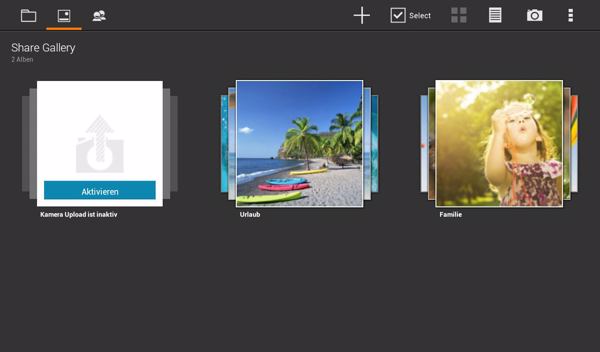 Mit Hidrive »Share Gallery« Bilder in Alben präsentieren (Bild: Strato)