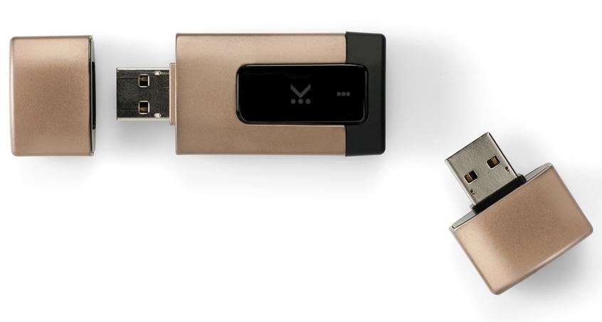 USB-Stick »IndependenceKey« mit Security-Cap als Backup-System (Bild: Intellicomp)