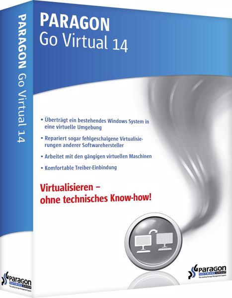 »Paragon Go Virtual 14« erleichtert Abschied von Windows XP (Bild: Paragon)