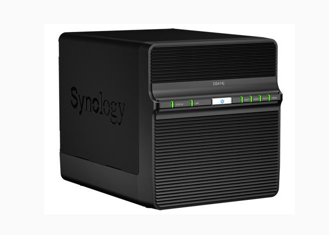 »Budgetfreundliches« 4-Bay-NAS »DS414j« (Bild: Synology)