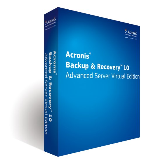 Acronis »Backup & Recovery 10 Advanced Server Virtual Edition«