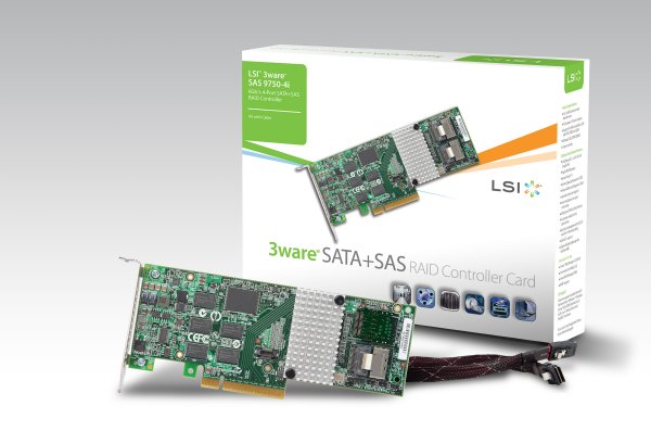 4-Port-Version LSI »3ware SAS 9750-4i« als Kit