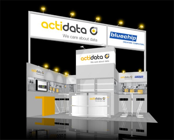 Actidata-Messestand auf der kommenden CeBIT 2010