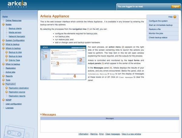 Arkeia »Network Backup v8.2«