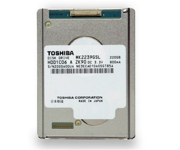 1,8-Zoll-Festplatte »MKxx39GSL« (Bild: Toshiba)