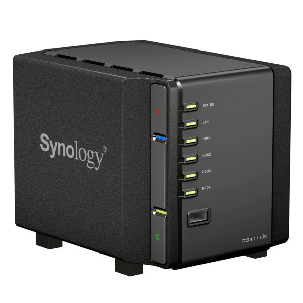 Typisches NAS-System für SOHO-Anwendungen: Synology »DiskStation DS411slim«