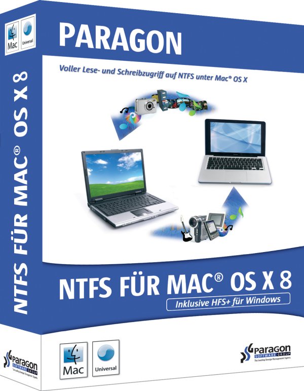 Paragon »NTFS für Mac« kann's auch mit der neuen Apple-Lion-Version