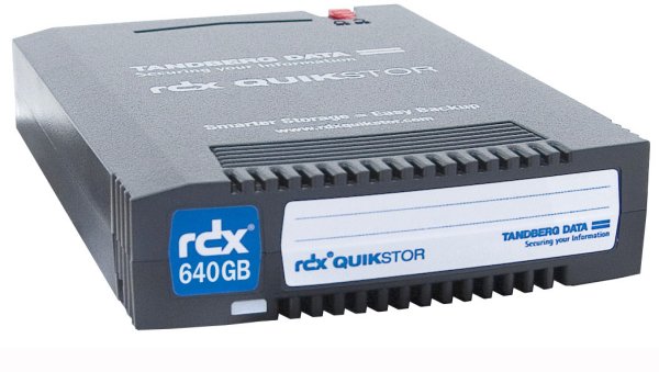 RDX-Cartridges gibt es jetzt mit WORM-Funktion (Bild: Tandberg Data)