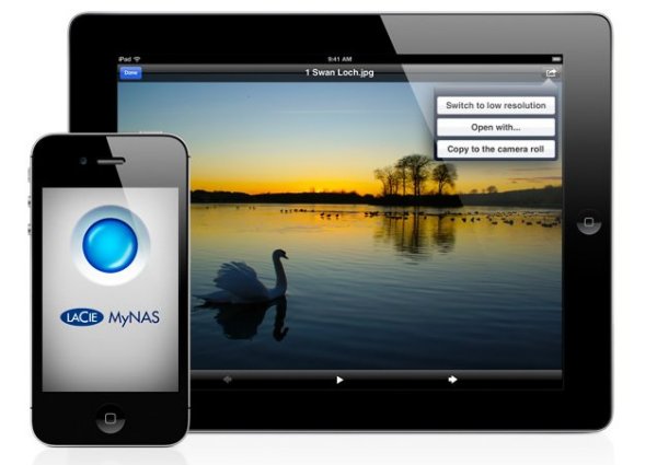 Lacie »MyNAS«-App für iPhone und iPad