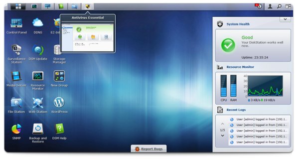 »DiskStation Manager 4.0 Beta« (Bild: Synology)