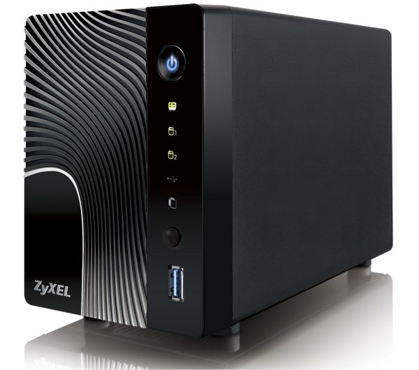 2-Bay-NAS-Box »NSA325« (Bild: Zyxel)