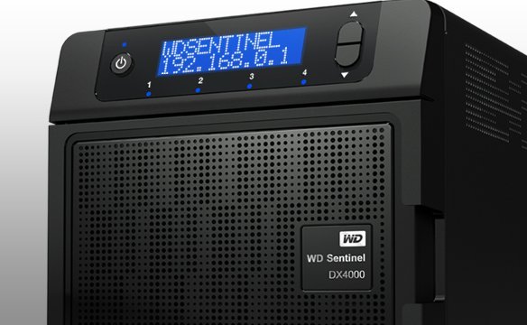 NAS-Modell »Sentinel DX4000« (Bild: Western Digital)