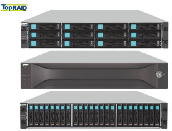 »TopRAID M300«- und M100-Diskarrays (Bild: Starline)