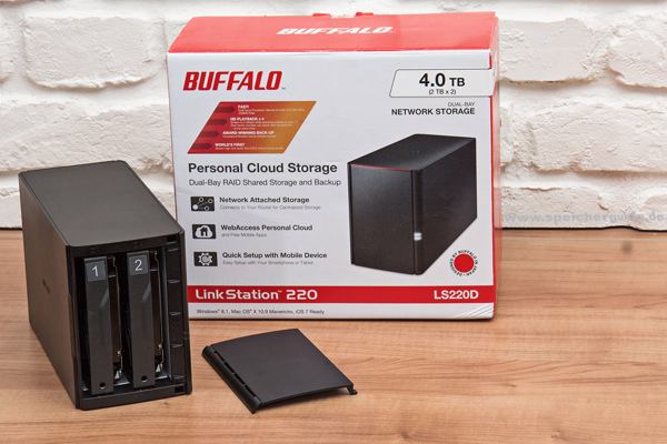 Buffalo »LinkStation LS220D« – 2-Bay-NAS mit Kapazitäten zwischen 2 bis 8 TByte.