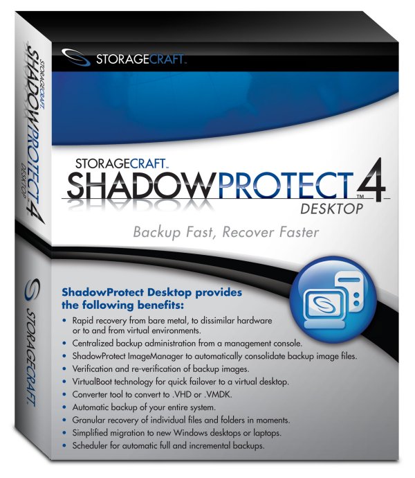 Shadowprotect von Storagecraft ist in den Versionen Desktop, Server und Virtual erhältlich.