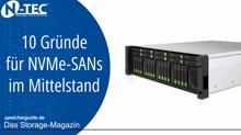 10 Gründe für NVMe-SANs im Mittelstand