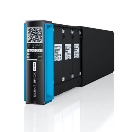 Der neue Silent Brick Plus enthält zwölf schnelle SSDs und eignet sich ideal als Primary Backup Target mit Fast Clone Support. (Bild: FAST LTA)