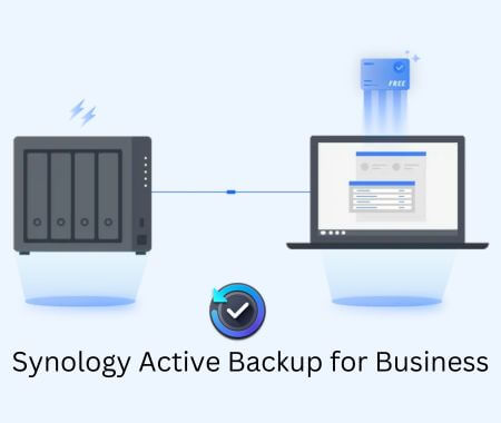 Backups zentral erstellen und verwalten über ein Dashboard mit Synology NAS und der integrierten lizenzfreien Backup-Software Active Backup for Business. (Bild: Synology)