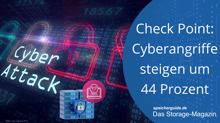 Check Point: Cyberangriffe steigen um 44 Prozent