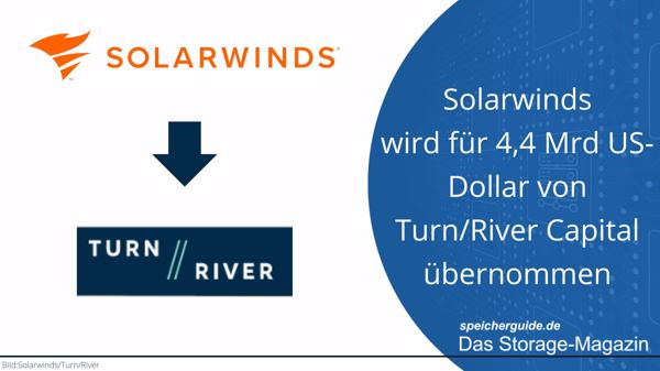 Solarwinds wird für 4,4 Milliarden US-Dollar von Turn/River Capital übernommen