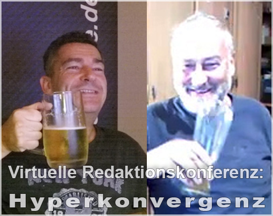 Virtuelle Redaktionskonferenz mit Karl Fröhlich und Engelbert Hörmannsdorfer