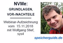 NVMe: Einsatzzweck und Vor-/Nachteile im Webinar