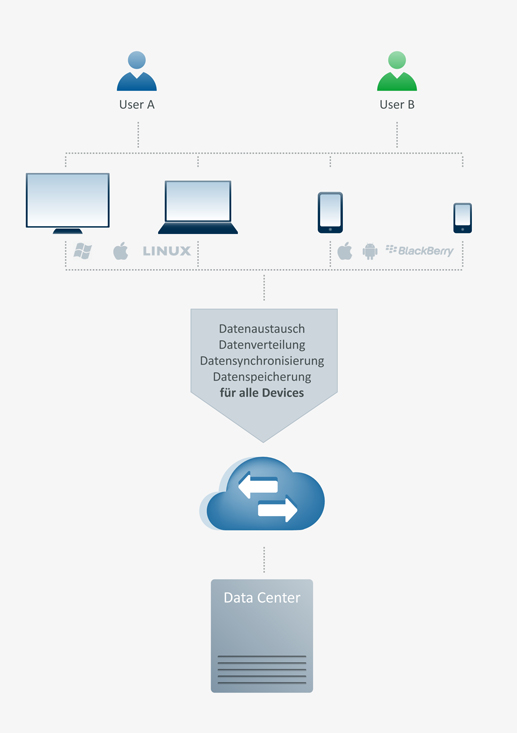 Dataspace 2.0 ist eine sichere Inhouse-File-Sharing-Plattform für Unternehmen (Grafik: Grau Data).