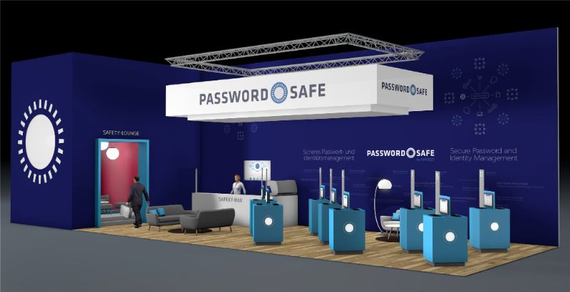 Auf dem neuen Stand geht es um das Funktionsspektrum der neuen Version der Passwort-Management-Software »Password Safe« (Bild: Mateso)