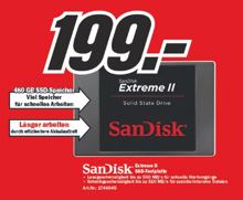 Tipp 2: Sandisk-SSD mit 480 GByte für 199 Euro