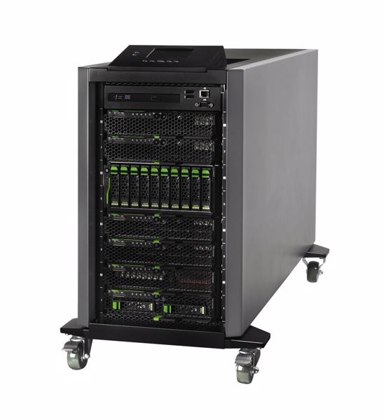 BX400-Modell ist freistehend oder als Rackvariante wählbar (Bild: Fujitsu)