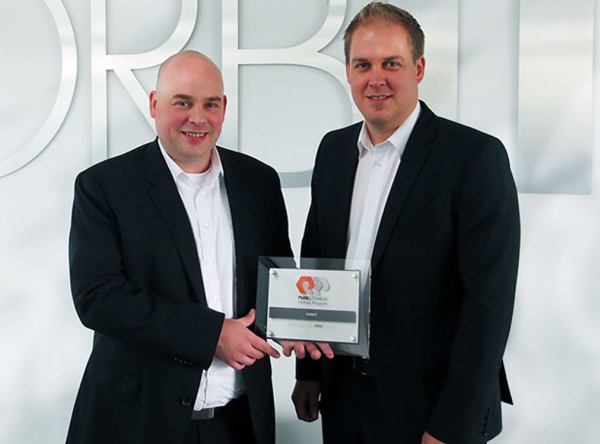 (v.l.) Frank Schoofs (Pure Storage) und Sebastian Frechen (Orbit IT-Solutions)