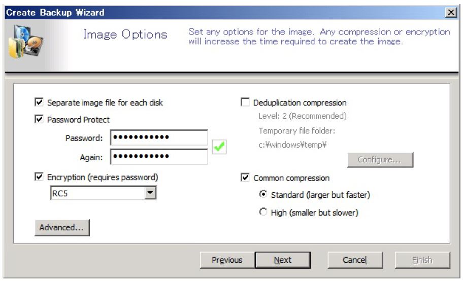 Der Backup-Wizard der verschiedenen »ActiveImage Protector«-Editionen (Bild: Netjapan)