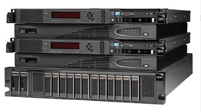 »FlashSystem V840« schafft bis zu 2,52 Millionen IOPS (Bild: IBM)