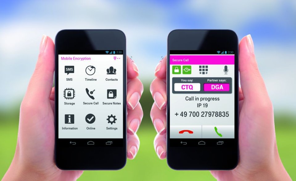 Mobile-Encryption-App gibt es vorerst für Android- und iOS-Geräte (Bild: Telekom)