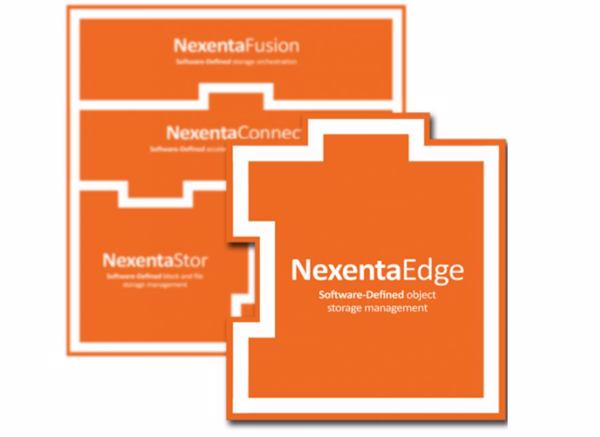 Positionierung von »NexentaEdge« gegenüber anderen Nexenta-Lösung (Bild: Nexenta)